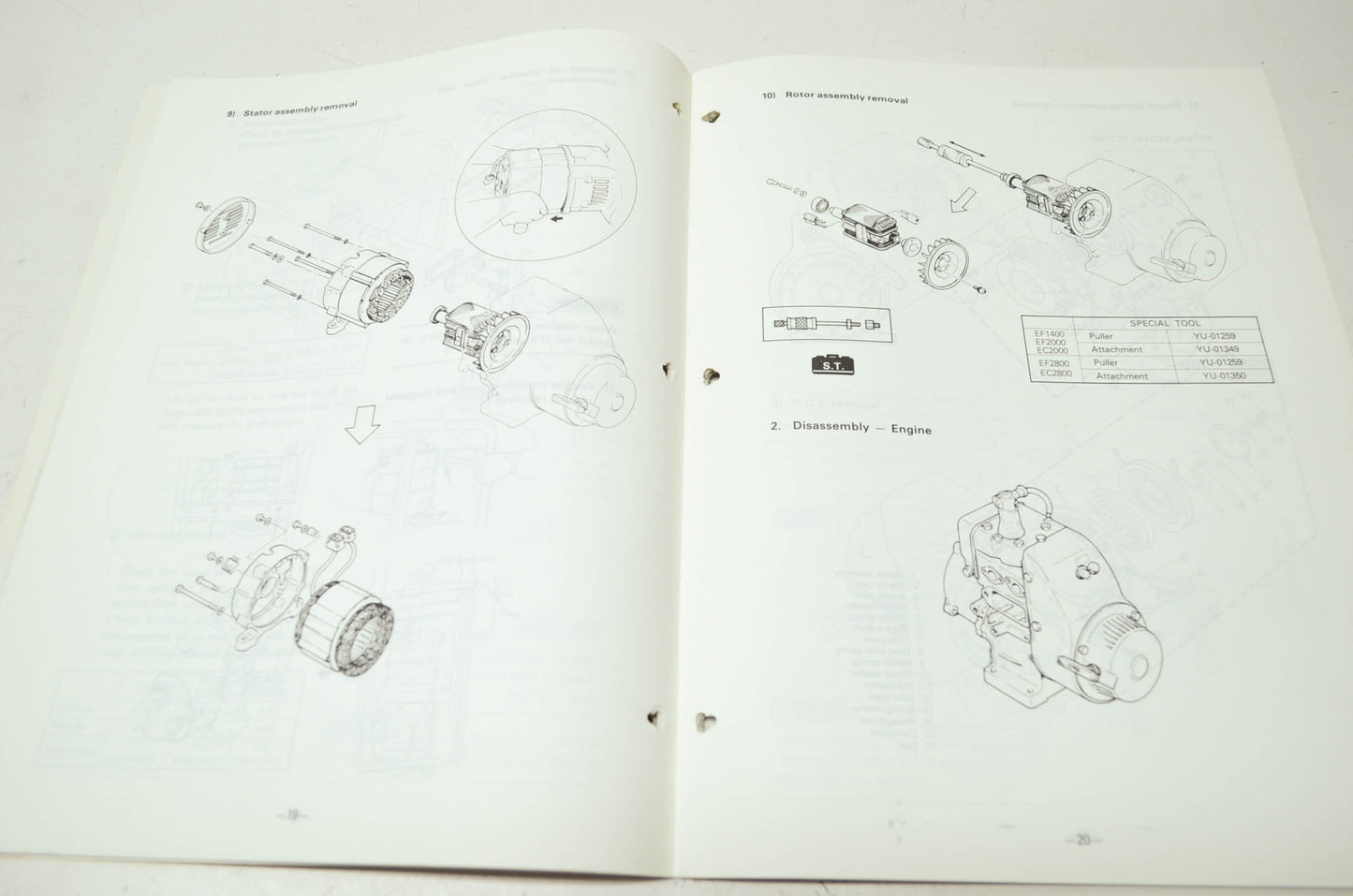 Yamaha EF1400 2000 2800 EC2000 2800 Service Manual