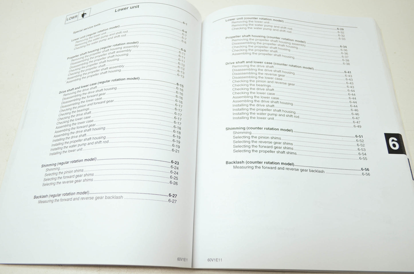 OEM Yamaha LIT-18616-02-43 Service Manual Z250/LZ250B (VZ225/V