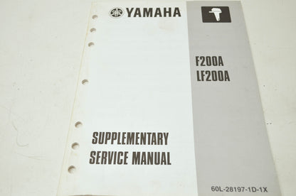 Yamaha F200A LF200A Supplementary Service Manual