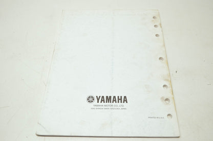 OEM Yamaha LIT-11616-14-43 Service Manual Supplement TW200N(C)-S(C)