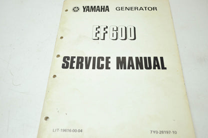Yamaha EF600 Generator Service Manual