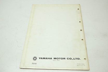Yamaha EF600 Generator Service Manual