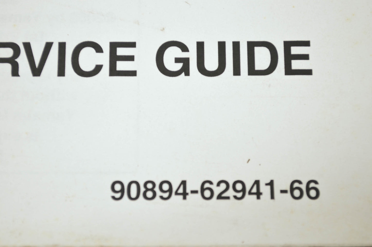 Yamaha VZ225 VZ250 Service Guide