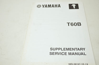 Yamaha T60B Supplementary Service Manual