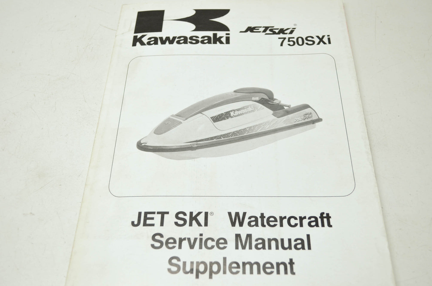 OEM Kawasaki 99924-1189-51 Service Manual Supplement JS750B