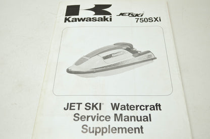 OEM Kawasaki 99924-1189-51 Service Manual Supplement JS750B