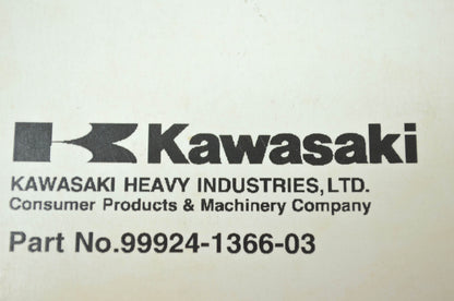 OEM Kawasaki 99924-1366-03 Service Manual VN900B