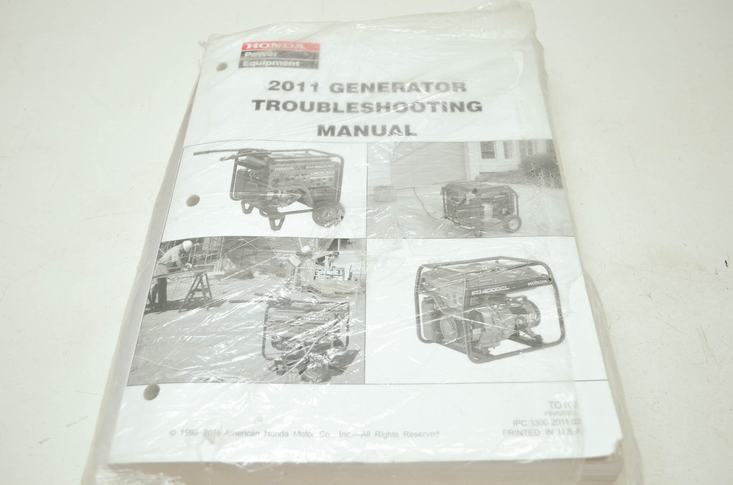 Honda 2011 Generator Troubleshooting Manual