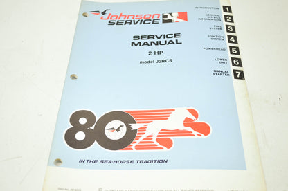 Johnson 2HP J2RCS Service Manual