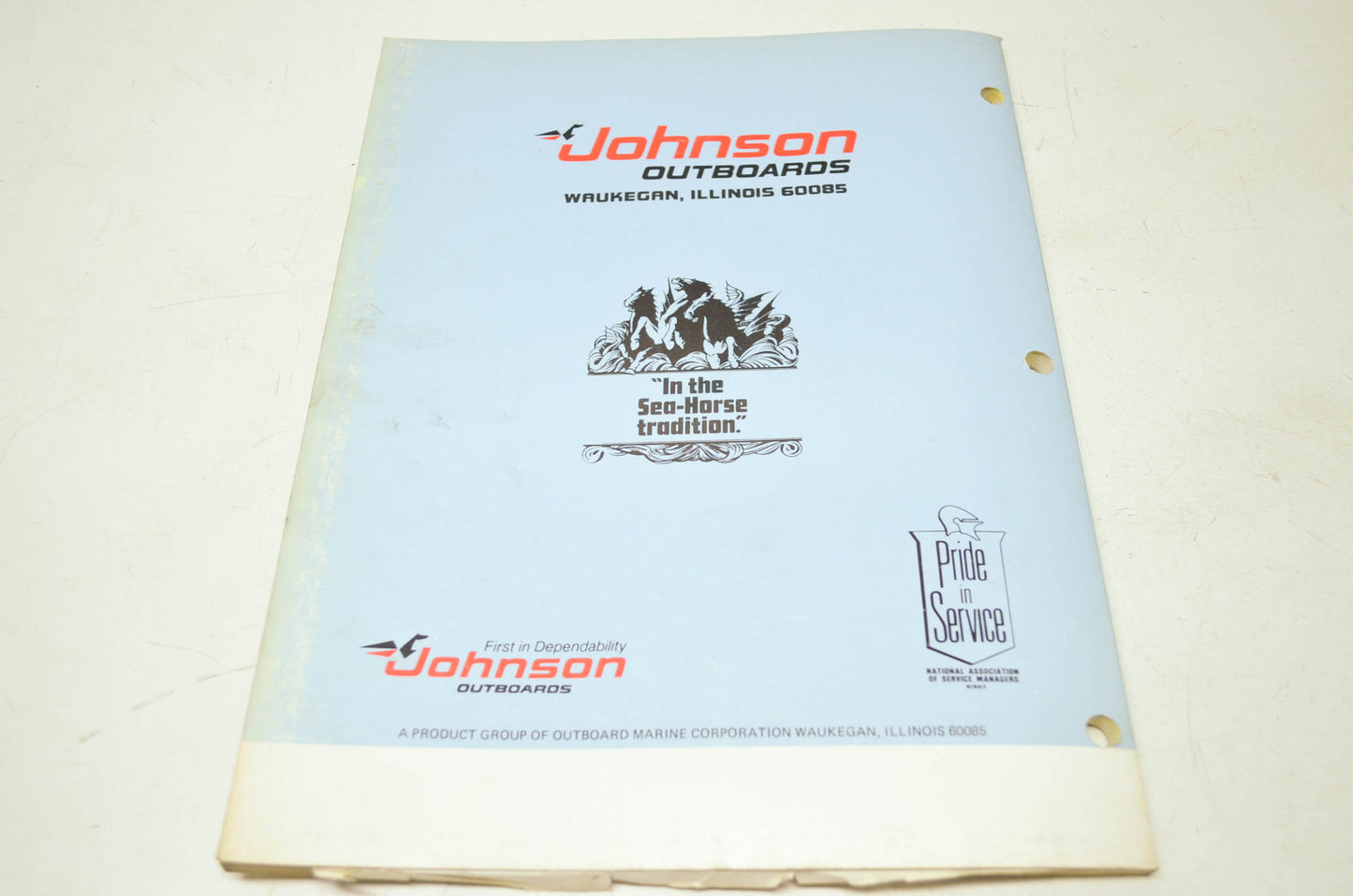 Johnson 4.5HP 7.5HP Select Models Service Manual
