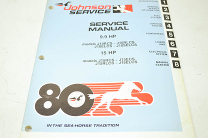 Johnson 9.9HP 15HP Select Models Service Manual