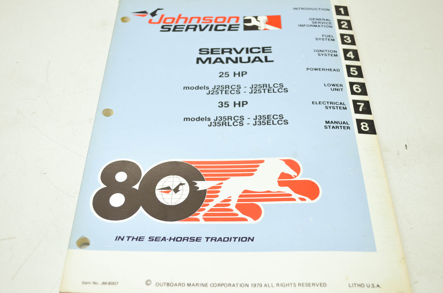 Johnson 25HP 35HP Select Models Service Manual