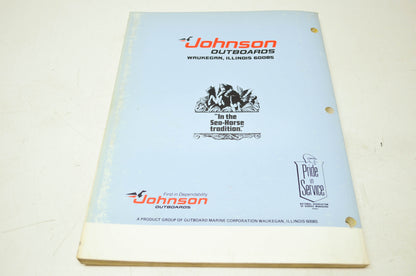 Johnson 25HP 35HP Select Models Service Manual