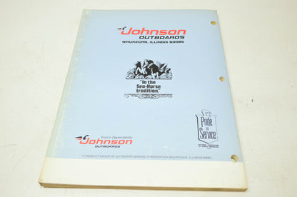 Johnson 60HP Models J60ECS-J60ELCS Service Manual
