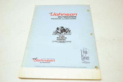 Johnson 70JP J70ELCS 75HP J75ERCS-J75ERLCS Service Manual