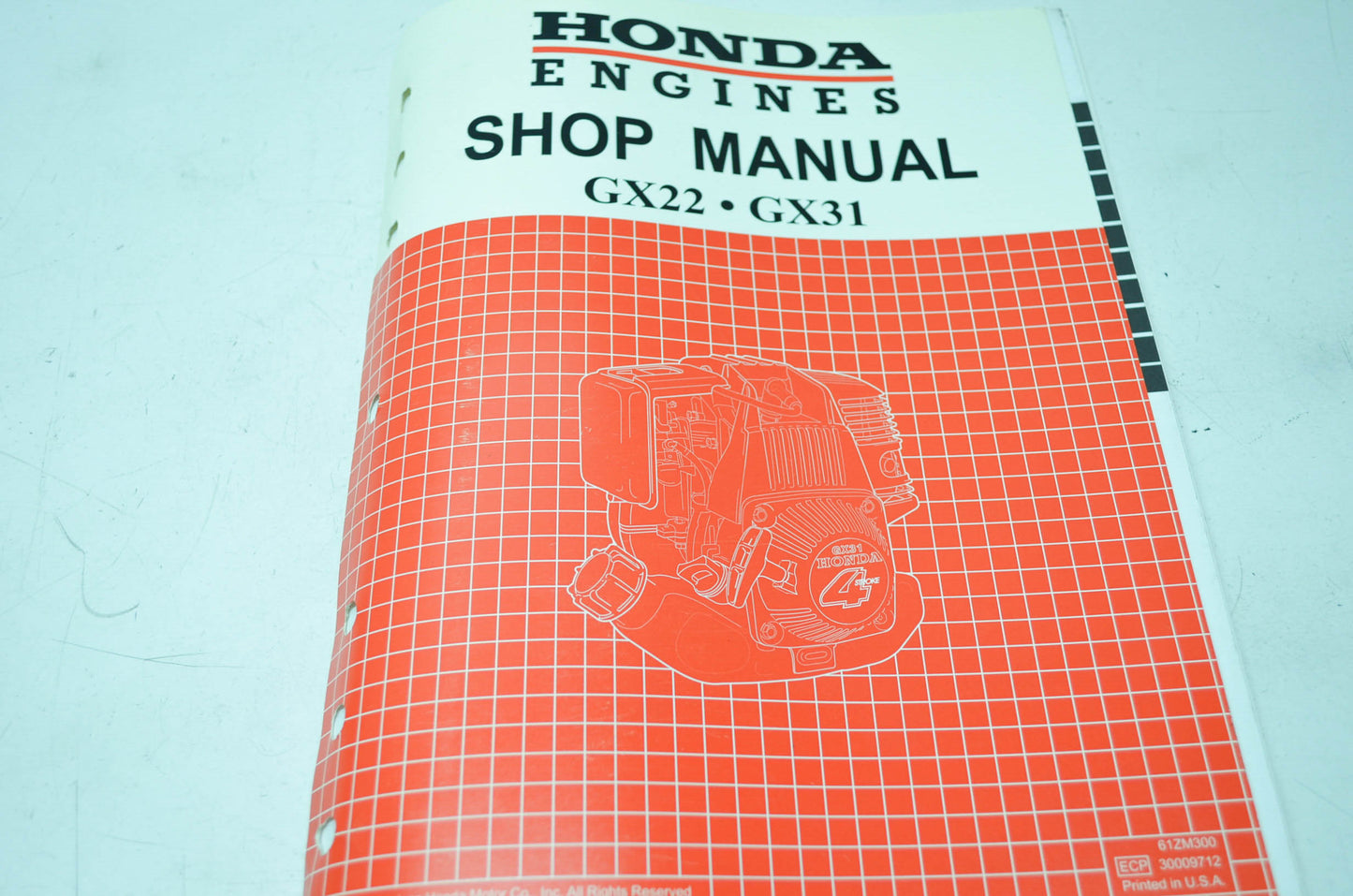 Honda Engines GX22 GX31 Shop Manual