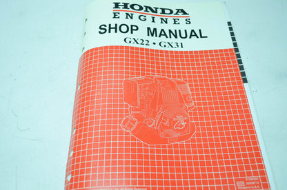 Honda Engines GX22 GX31 Shop Manual
