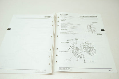 Honda Engines GX22 GX31 Shop Manual Supplement
