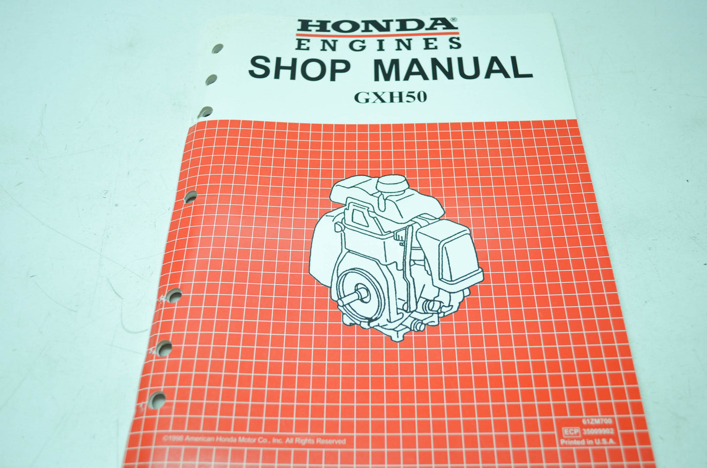Honda Engines GXH50 Shop Manual