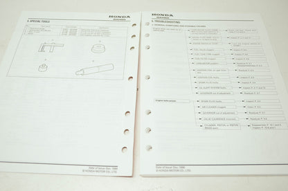 Honda Engines GXH50 Shop Manual