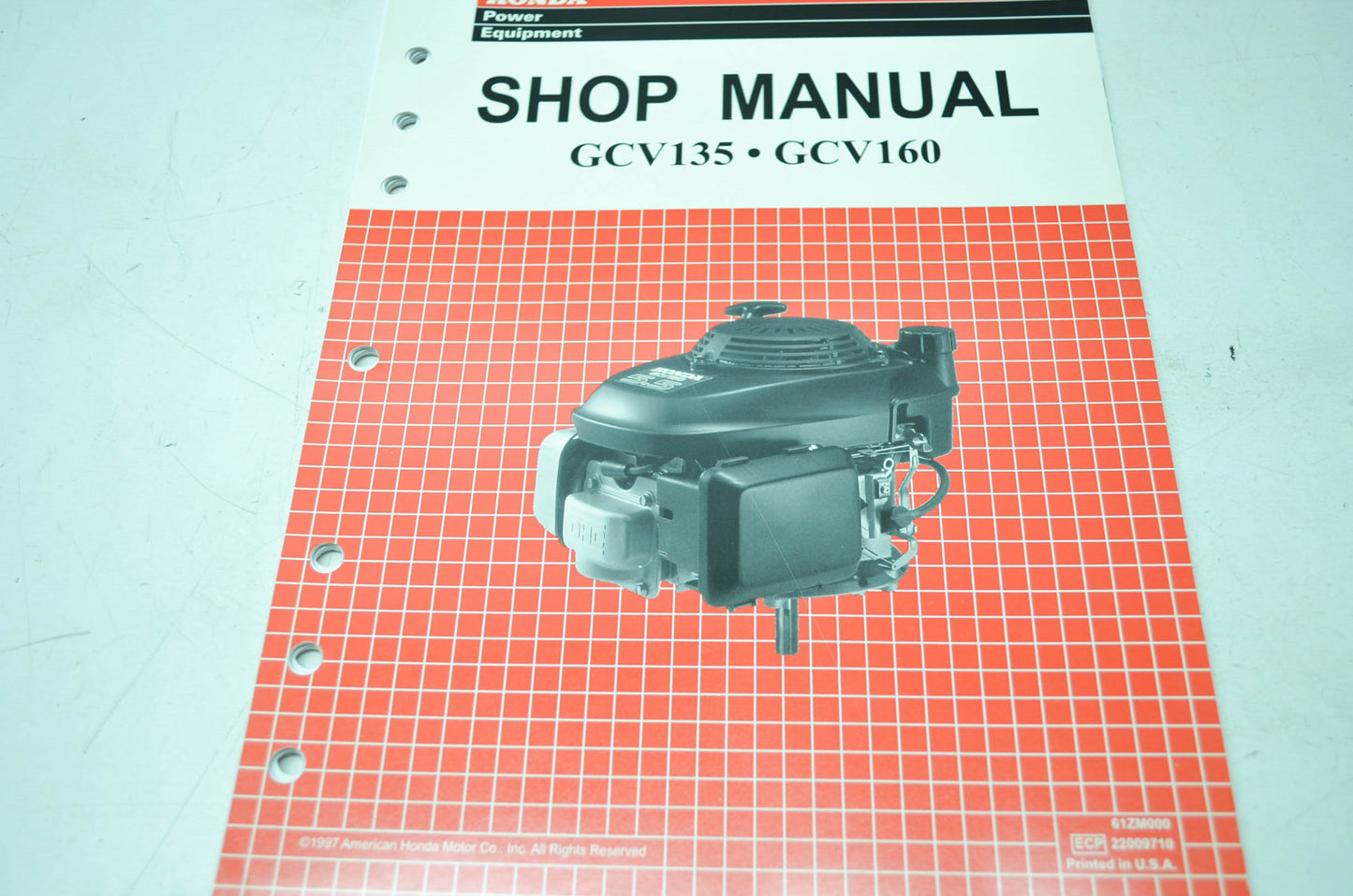 Honda Power Equipment GCV135 GCV160 Shop Manual