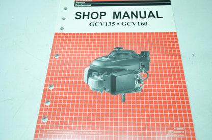 Honda Power Equipment GCV135 GCV160 Shop Manual