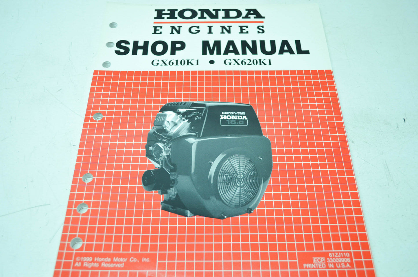 Honda Engines GX610K1 GX620K1 Shop Manual