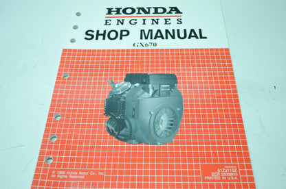 Honda Engines GX670 Shop Manual