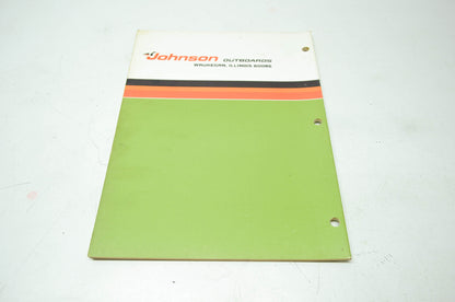 Johnson 1976 Outboards 6HP model 6R76 6RL76 Service Manual