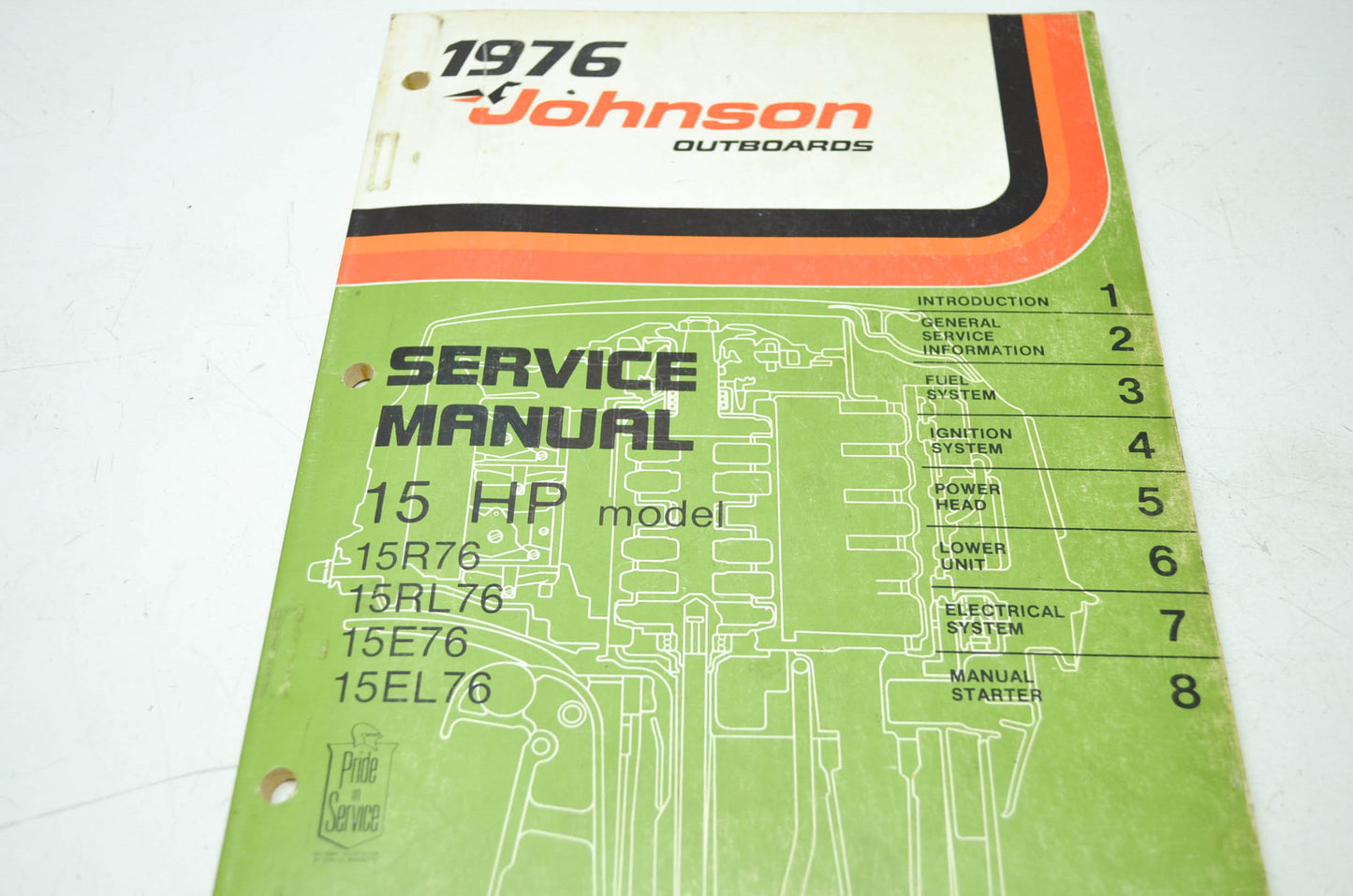 Johnson 1976 Outboards 15HP Models Service Manual