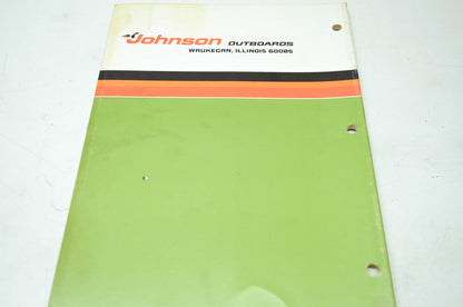 Johnson 1976 Outboards 25HP Models Service Manual