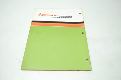 Johnson 1976 Outboards 55HP 55E76 55EL76 Service Manual