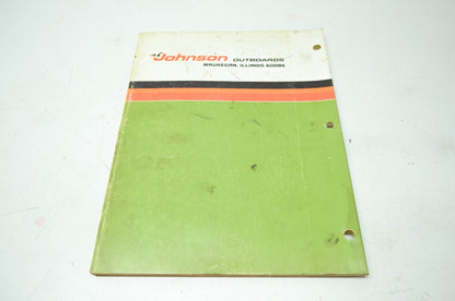 Johnson 1976 Outboards 70HP 70EL76 Service Manual