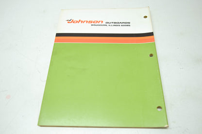 Johnson 1976 Outboards 75HP 75ER76 75ELR76 Service Manual