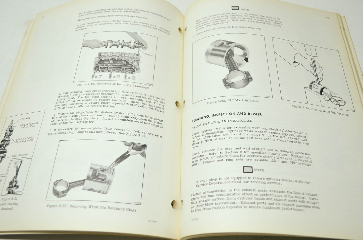 Johnson 1976 Outboards 75HP 75ER76 75ELR76 Service Manual