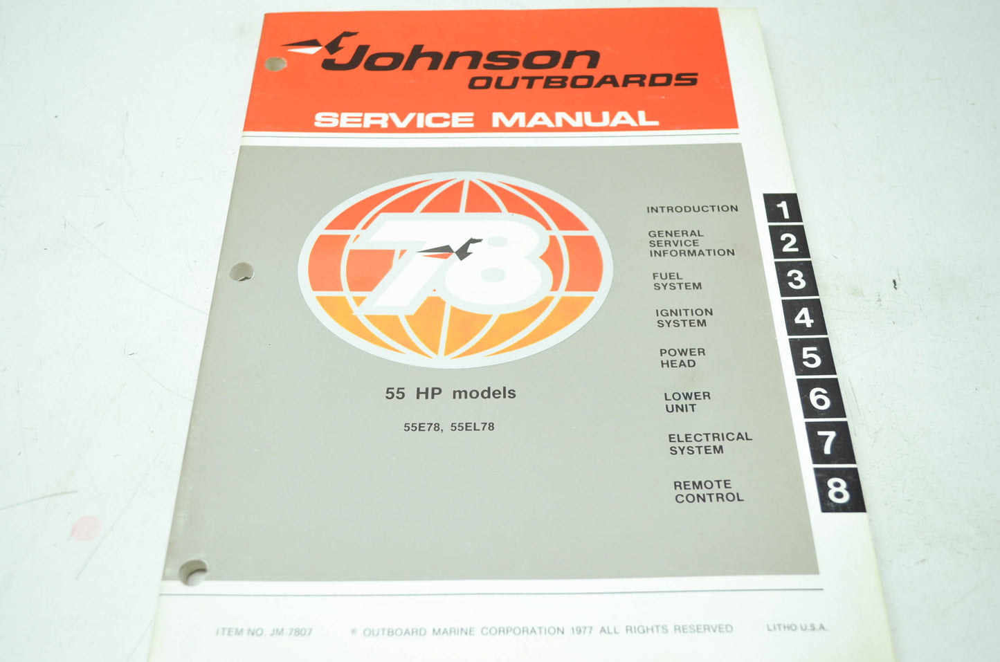 Johnson Outboards '78 55HP Models Service Manual