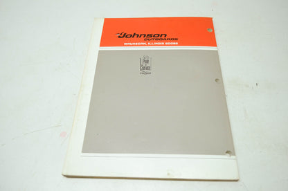 Johnson Outboards '78 55HP Models Service Manual