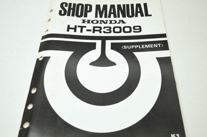 Honda HT-R3009 Shop Manual Supplement