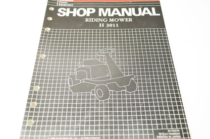 Honda Riding Mower H3011 Shop Manual