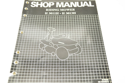 Honda H 3011H H 3013H Riding Mower Shop Manual