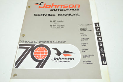 Johnson Outboards '79 70HP 75HP Models Service Manual