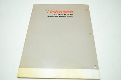 Johnson Outboards '79 70HP 75HP Models Service Manual