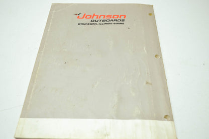 Johnson Outboards '79 V-6 Models Service Manual