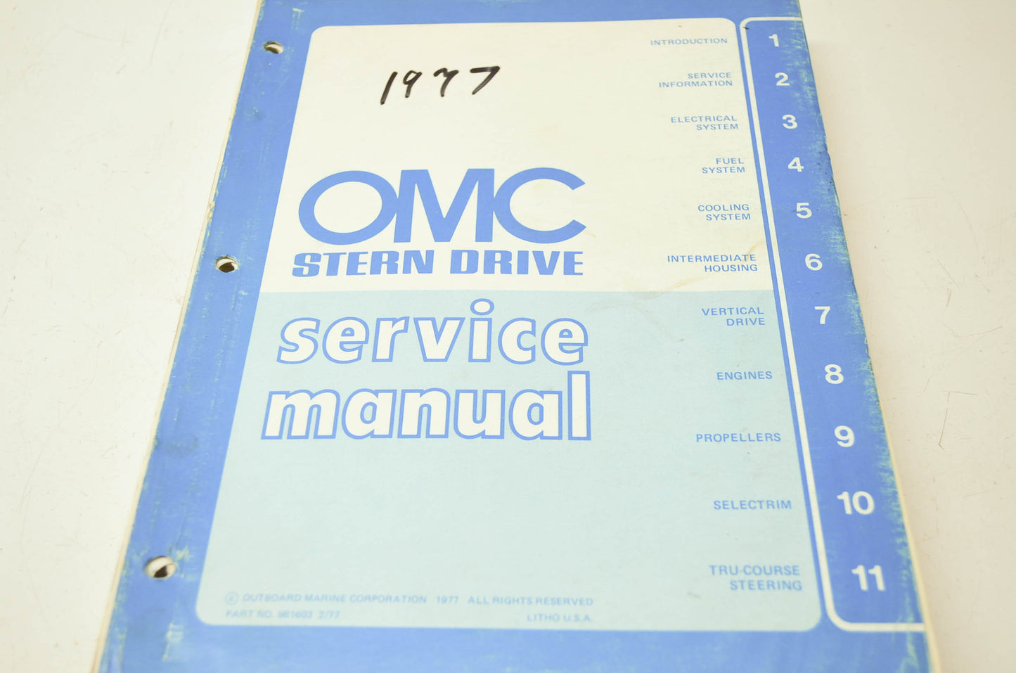 OMC Stern Drive 1977 Service Manual
