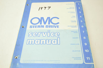 OMC Stern Drive 1977 Service Manual