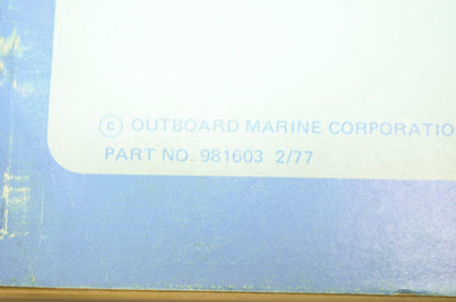 OMC Stern Drive 1977 Service Manual