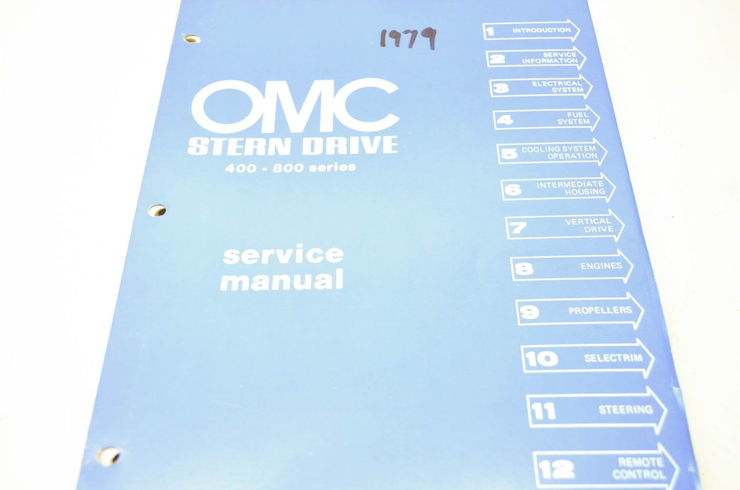 OMC Stern Drive 1979 400-800 Series Service Manual