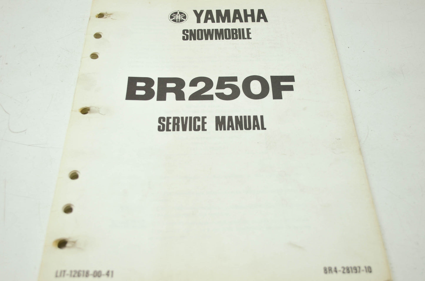 OEM Yamaha LIT-12618-00-41 Service Manual BR250/T(F-L)
