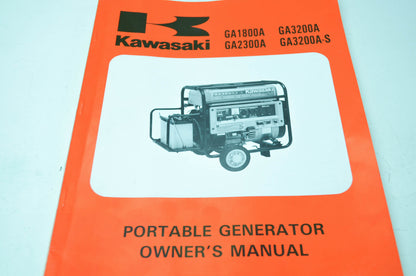 Kawasaki Portable Generator Owner's Manual