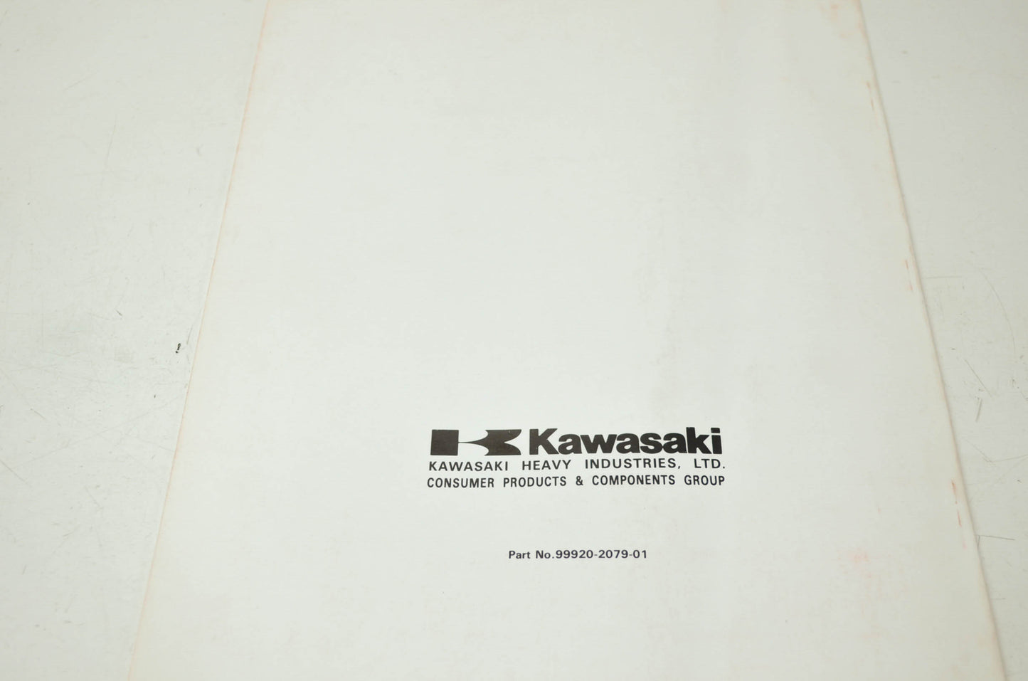 Kawasaki Portable Generator Owner's Manual
